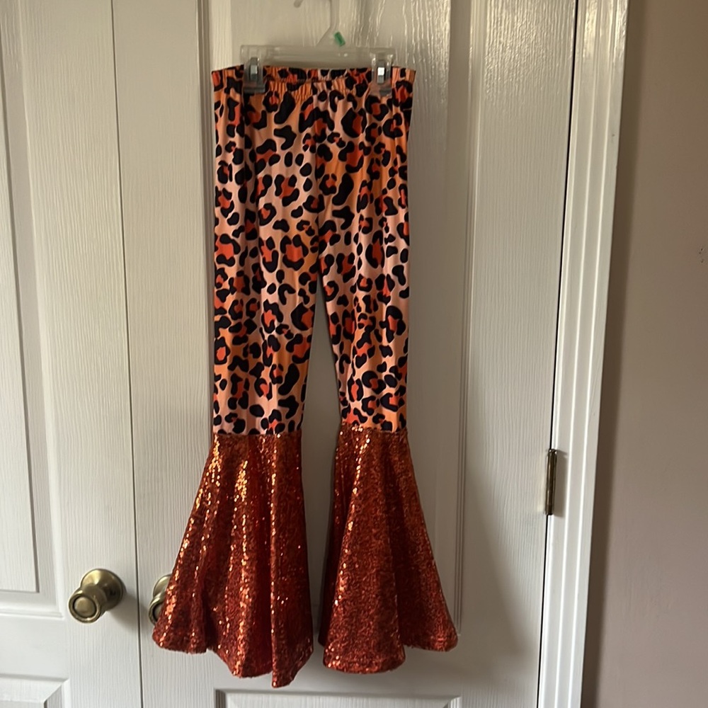 Animal Print Flare Leggings